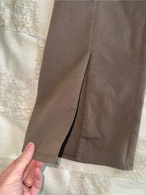 ALO Yoga Brown Boot Cut Pants with Front Slit‎ M thumbnail 3