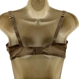 Cuup The Balconette Mesh Bra Taupe Lingerie Womens 34F thumbnail 7