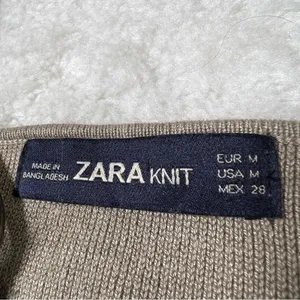 Zara Faux Leather Lace Trim Knit Back Cami thumbnail 12