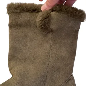 Like New Skechers Leather On The Go City 2 Boots Olive Size 8.5 thumbnail 3