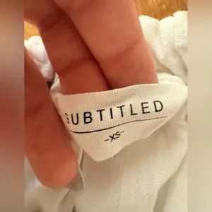 subtitiled White Skort Size XS thumbnail 3