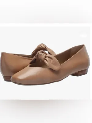 Bernardo Tan Knot-Detail Ballet Flat Size 7 thumbnail 5