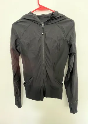 lululemon black hoodie thumbnail 1
