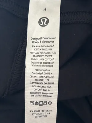 Lululemon Black‎ Mid-Rise Classic Fit Soft Jersey Joggers Size 4 Minimalist Fall thumbnail 6