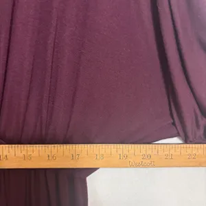 Ekouaer Maternity Dress Nursing Nightgown Womens XL Burgundy Jersey Knit Stretch thumbnail 8