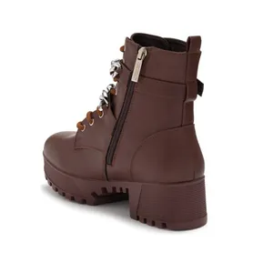 Cape Robbin Koda‎ Chainlink Lace Up Platform Boot Size 8 thumbnail 2