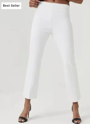 Spanx Tall On-the-go Kick Flare Pant w Ultimate Opacity Technology Classic White thumbnail 1