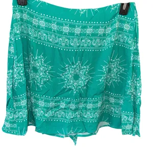 Vici Green and White Mini Skirt thumbnail 2