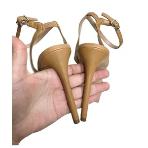 BCBGeneration Sandals Size 9 Tan High Heel‎ Ankle Strap Open Toe Platform thumbnail 7