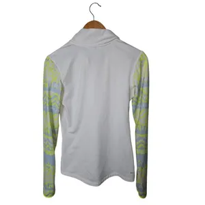 Nike Pro Dri-Fit Neon Hyperwarm Nordic Half Zip Pullover Womens‎ Size Medium thumbnail 2