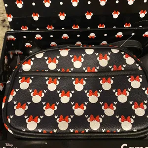 Minnie Mouse camera bag (purse) & key chain dangle thumbnail 2