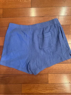 Aerie Waffle Knit Lounge Shorts | Soft Blue-Purple | Size XL thumbnail 4