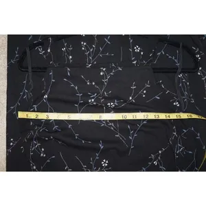 Breakin' Loose Vintage Y2K Maxi Dress Black Floral with Shimmer Size 9/10‎ thumbnail 9