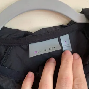 Athleta Lightweight Jacket Coat Windbreaker Women Size Small Black Athletic thumbnail 2