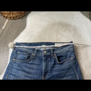 Rag & Bone Lilly Dale Ankle Skinny Jeans Raw Hem thumbnail 4