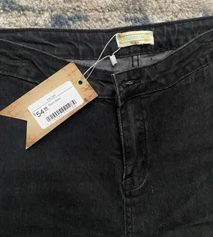 Black Denim Bell Bottoms thumbnail 2