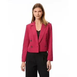 Adrienne Landau Cropped Blazer Double Breasted Jacket Office‎ Career Size XL thumbnail 2