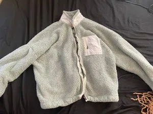 PacSun Mint Green Fluffy Jacket thumbnail 1