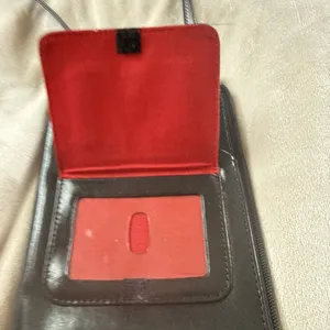 Hobo International Leather Low Profile Crossbody Bag Cellphone Pocket Some Wear thumbnail 4