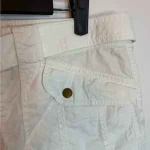 Lauren Ralph Lauren White Belted Cuffed Shorts thumbnail 7