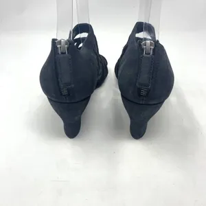 Eileen Fisher Caged Lattice Wedge Sandals‎ Black thumbnail 9
