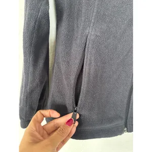 Columbia Fleece Jacket Size M Dark Gray Full Zip Benton Springs Mock Neck thumbnail 4