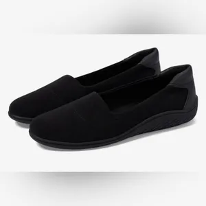 NWT Easy Spirit Gift 2 Black Comfort Slip On Loafers Wide Size 10W thumbnail 2