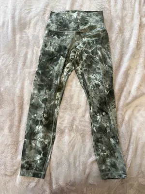 Green Lululemon Leggings Align 25" thumbnail 1