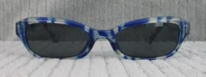 New Divine Eyewear Dia Blue Tort/Smoke Sunglasses Women's NWT thumbnail 1