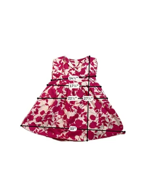 Corey Lynn Pink and White Floral Dress Size 16 thumbnail 6