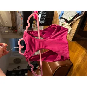 Gymshark Pink Sports Bra women's medium thumbnail 2