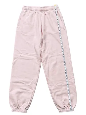 KUT from Kloth & SO Boyfriend Fit High Rise Cozy Fleece Jogger Sweatpants Pink Medium thumbnail 7