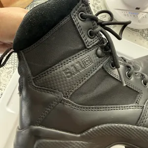 5.11 Tactical Women's ATAC 2.0 6" Side Zip Black Leather Quarter Boot Size 8.5 thumbnail 10
