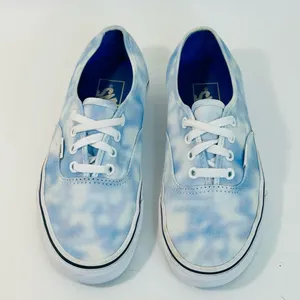 Vans Authenitc Tie Dye Blue and White size 6.5 thumbnail 4