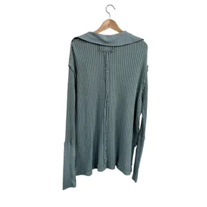 We The Free Raymond Waffle Knit Thermal‎ Tunic Oversized Boho Layer Top S thumbnail 3