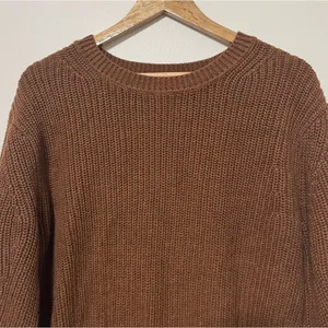 Gap Cotton Knit Sweater Size Small Women’s Brown Neutral Fall thumbnail 4