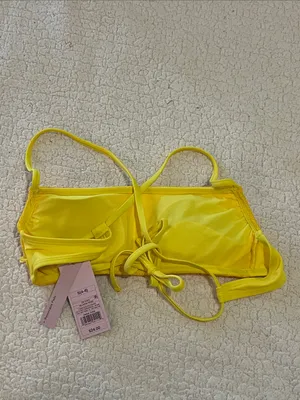wild fable Yellow Crochet Daisy One-Piece Swim thumbnail 2