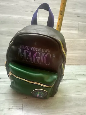 Disney 'Wicked Make Your Own Magic' Black & Green Mini Backpack thumbnail 5