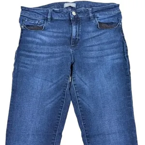 DL1961 Emma Low Rise Skinny Jeans Nicholson Dark Wash Stretch‎ Denim Size 30 thumbnail 2