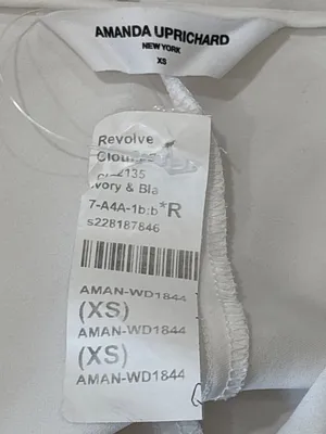 Amanda Uprichard Entela Dress in Ivory & Black Rose XSmall Womens Mini thumbnail 8