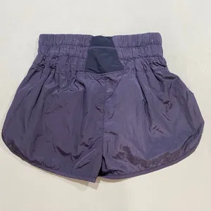 Free People FP Movement Purple Smocked Running Shorts XS High Rise Athletic thumbnail 3