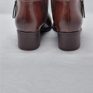Naturalizer Womens Ankle Boots Size 7.5 Brown Comfort Western Booties Cowgirl thumbnail 11