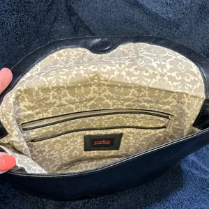 Hobo International Black Tooled Leather Handbag. thumbnail 4