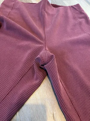 Lululemon Ribbed Softstreme Flared Pants in Garnet Red thumbnail 7