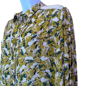 Anthropologie Maeve Janie Peasant‎ Rabbit Blouse Size 2 thumbnail 8