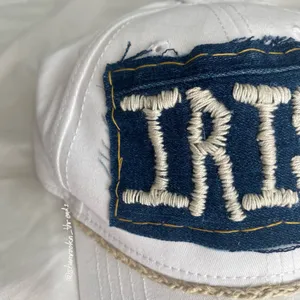 Notre Dame Irish trucker hat embroidered braided reworked thumbnail 3