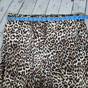 INC International Concepts Leopard Print Satin Pajama Set Brown Large NEW thumbnail 11