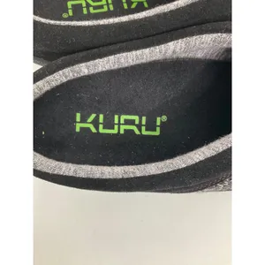 Kuru Draft Womens‎ 10 Black Grey Knit Suede Orthopedic Slipper Mules 200106100 thumbnail 7