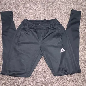 Adidas black joggers with three stripes, size XS thumbnail 1