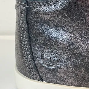 Timberland Women’s Dausette Black Silver Leather Casual Sneakers Boots Size 7‎ thumbnail 7